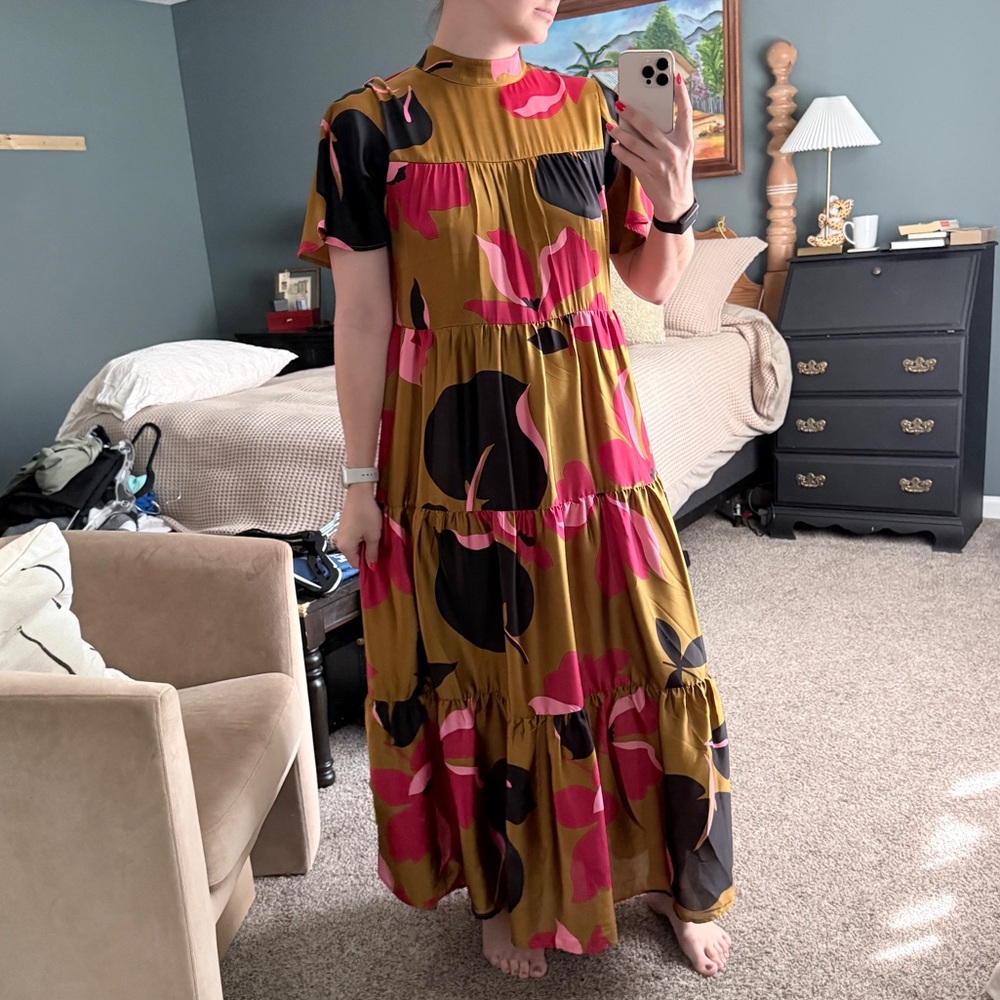 Corey Lynn Calter Multicolor Floral Maxi Dress